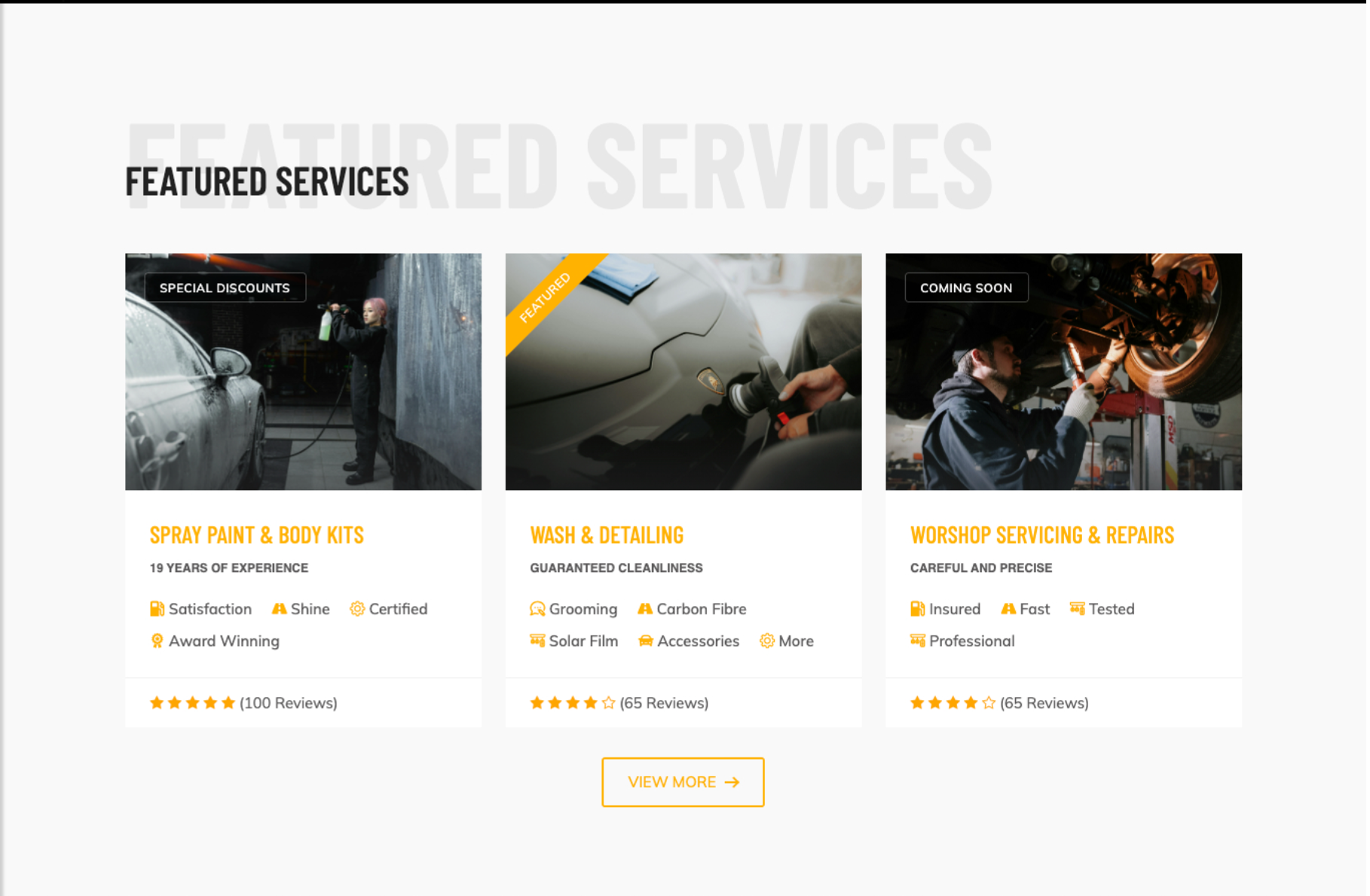 Featured Services Grid