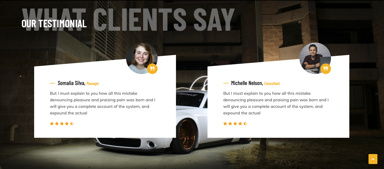 Testimonials and Team