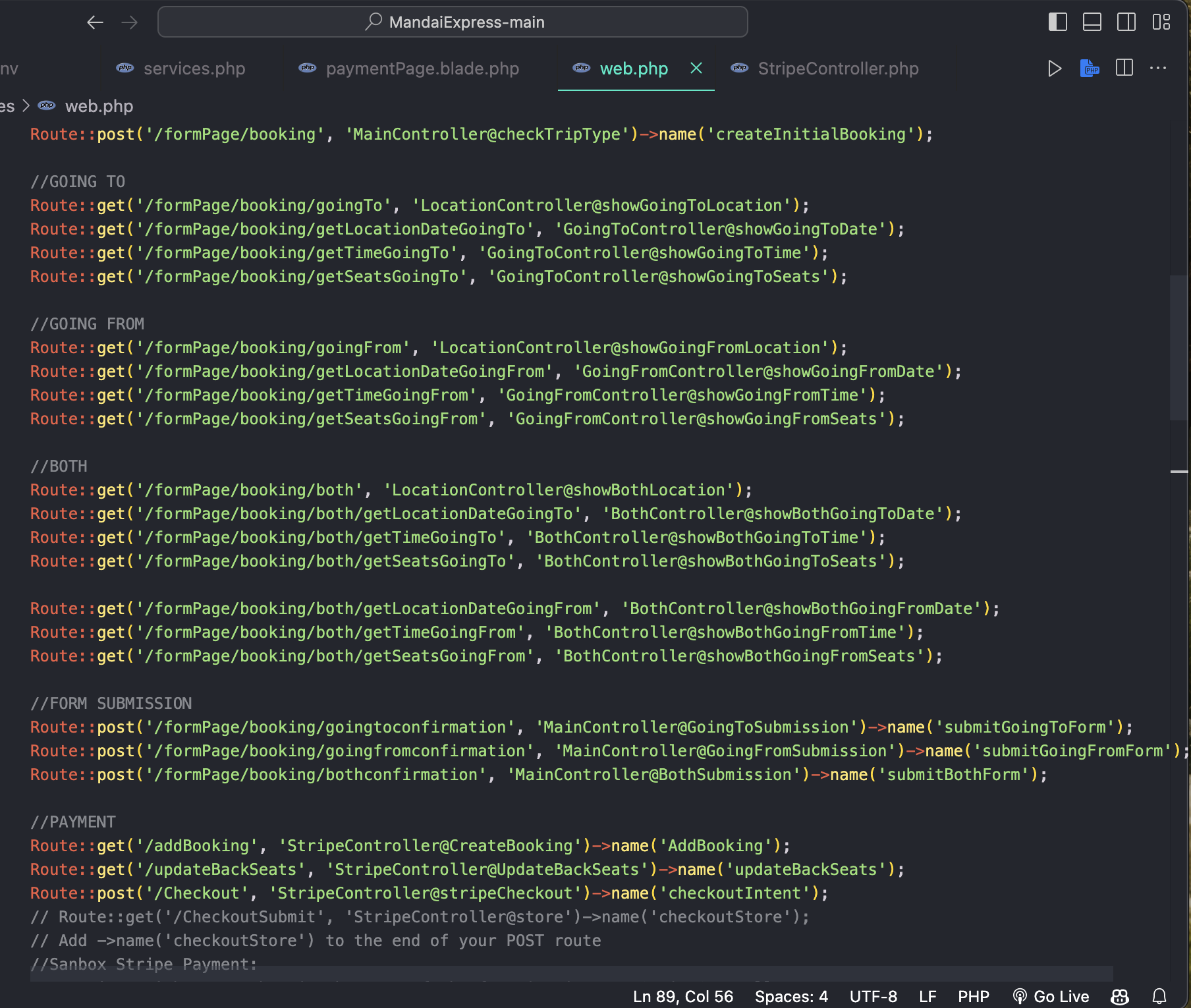 Laravel Routing Logic