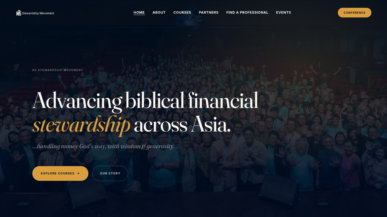 N5 Stewards Asia website homepage